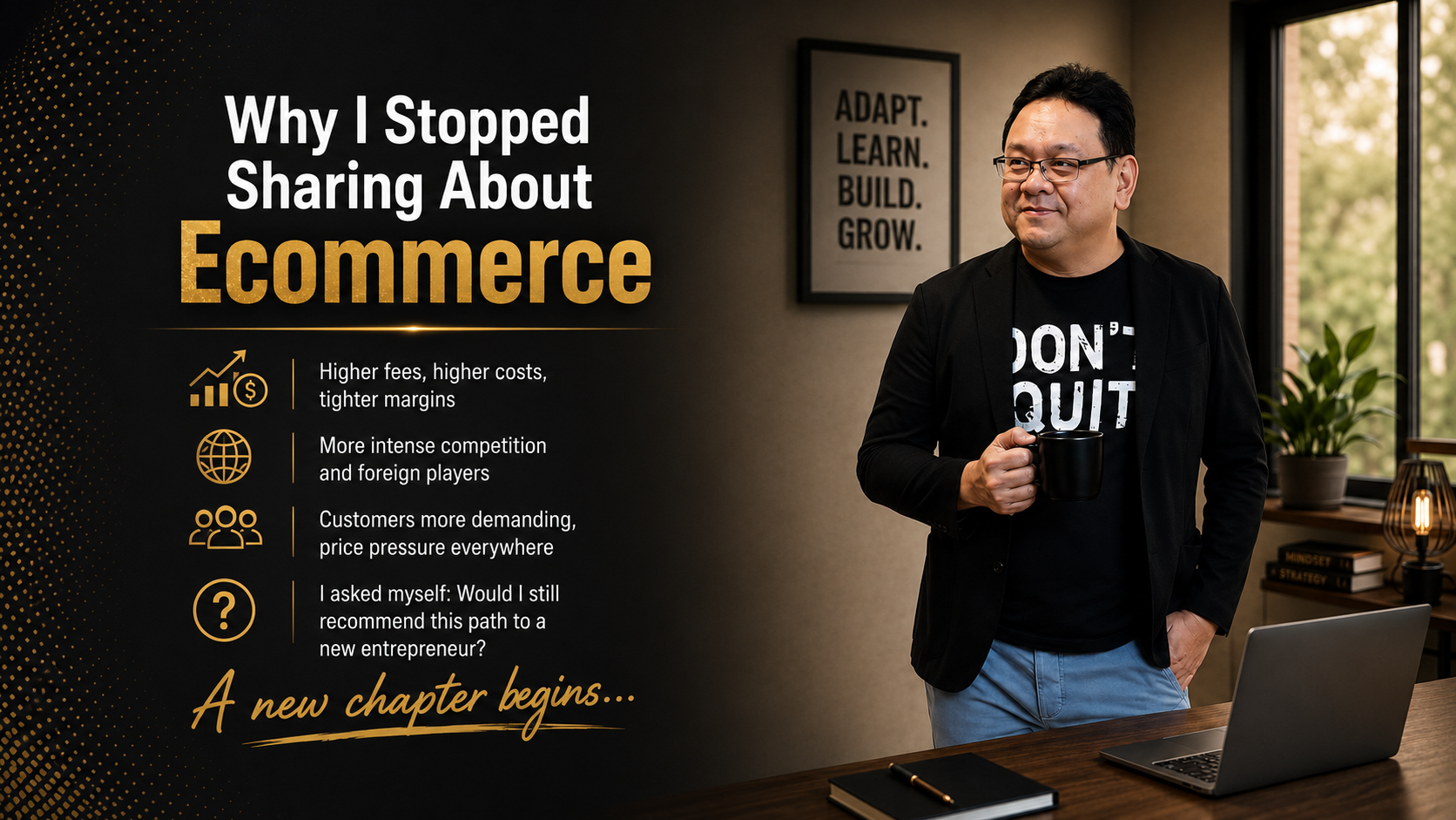 Why I Stopped Sharing About E-Commerce — And Why I’m Starting Again